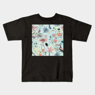 Exotic Birds Kids T-Shirt